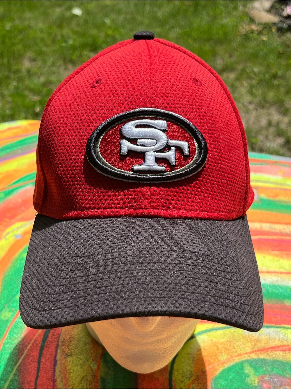 New Era San Francisco 49ers vintage Mesh Baseball Cap medium-large fitted
